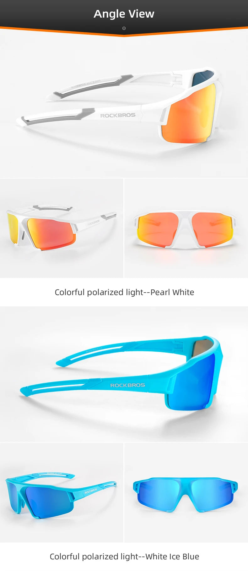 ROCKBROS Photochromic Cycling Glasses Bike Bicycle Glasses Sports Men's Sunglasses MTB Road Cycling Eyewear Protection Goggles - Reliefff.co