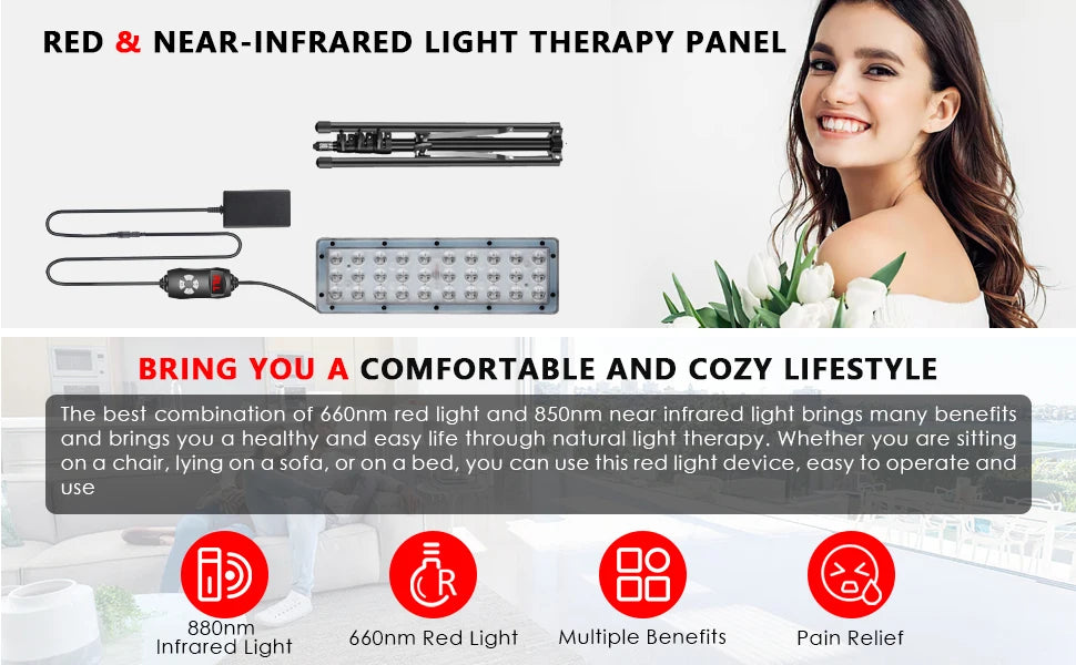 LED Red Light Healthcare Lamp - Reliefff.co