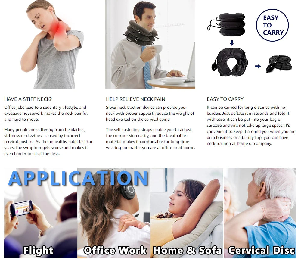 Inflatable Neck Collar - Reliefff.co